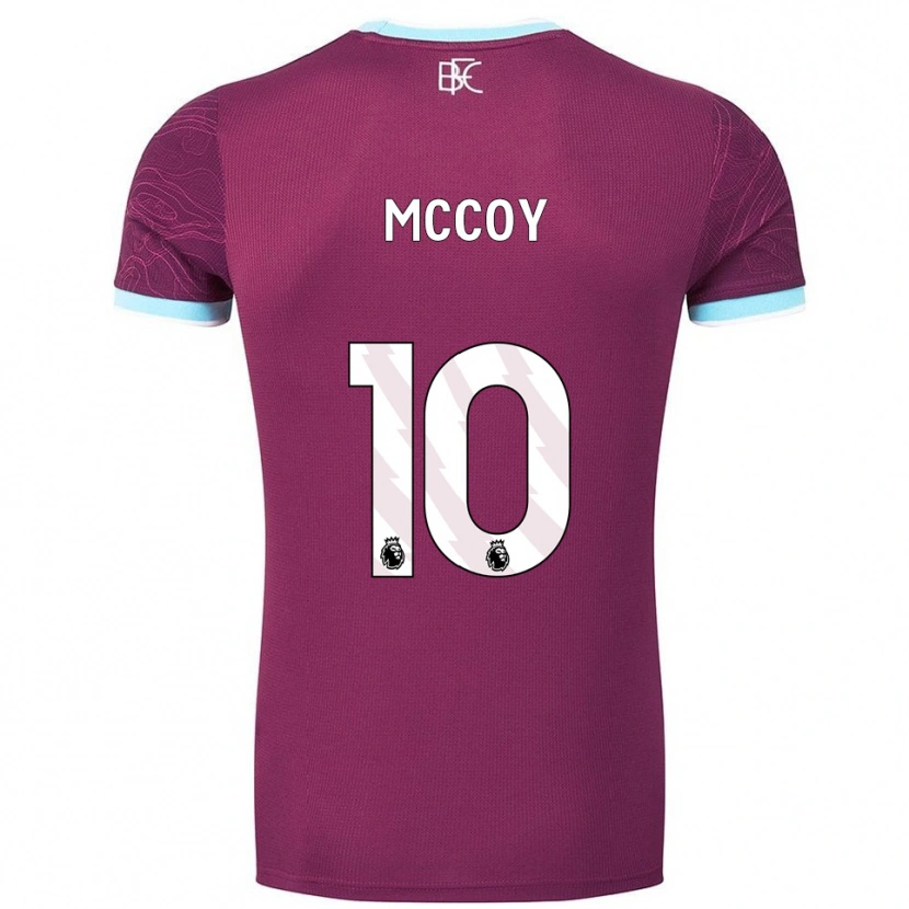 Danxen Damen Adam Mccoy #10 Burgunderrot Himmelblau Heimtrikot Trikot 2025/26 T-Shirt Österreich