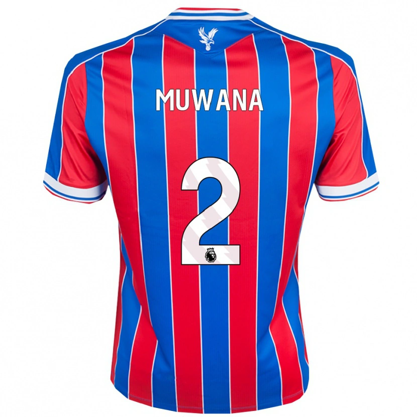 Danxen Damen Joshua Muwana #2 Blau Rot Weiß Heimtrikot Trikot 2025/26 T-Shirt Österreich