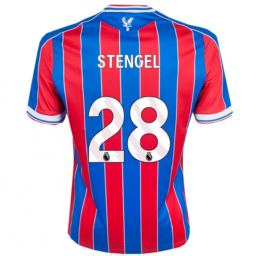Danxen Damen Katie Stengel #28 Blau Rot Weiß Heimtrikot Trikot 2025/26 T-Shirt Österreich