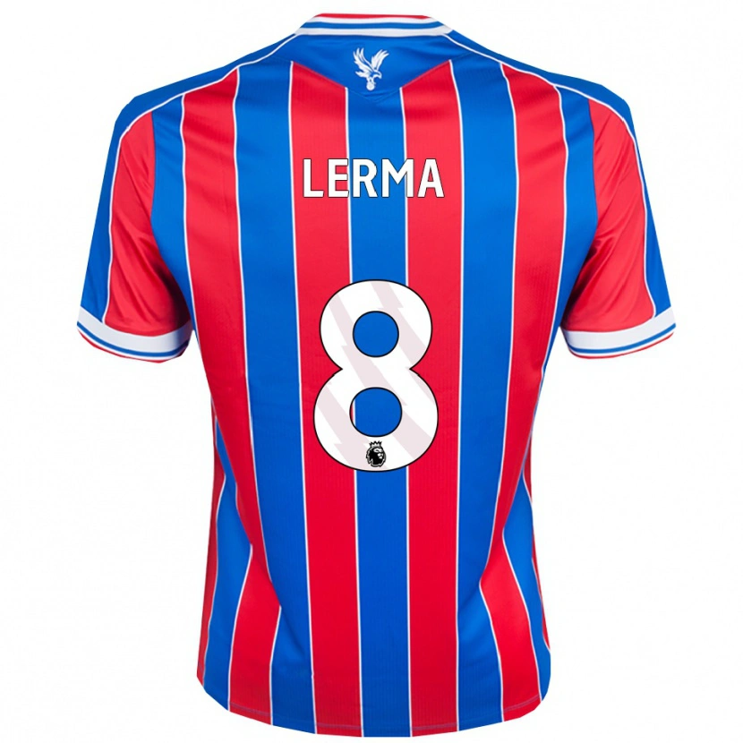 Danxen Damen Jefferson Lerma #8 Blau Rot Weiß Heimtrikot Trikot 2025/26 T-Shirt Österreich