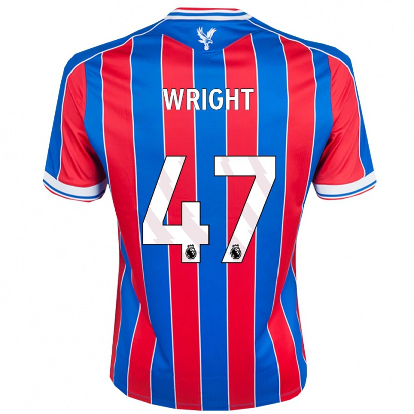 Danxen Damen Annis-Clara Wright #47 Blau Rot Weiß Heimtrikot Trikot 2025/26 T-Shirt Österreich