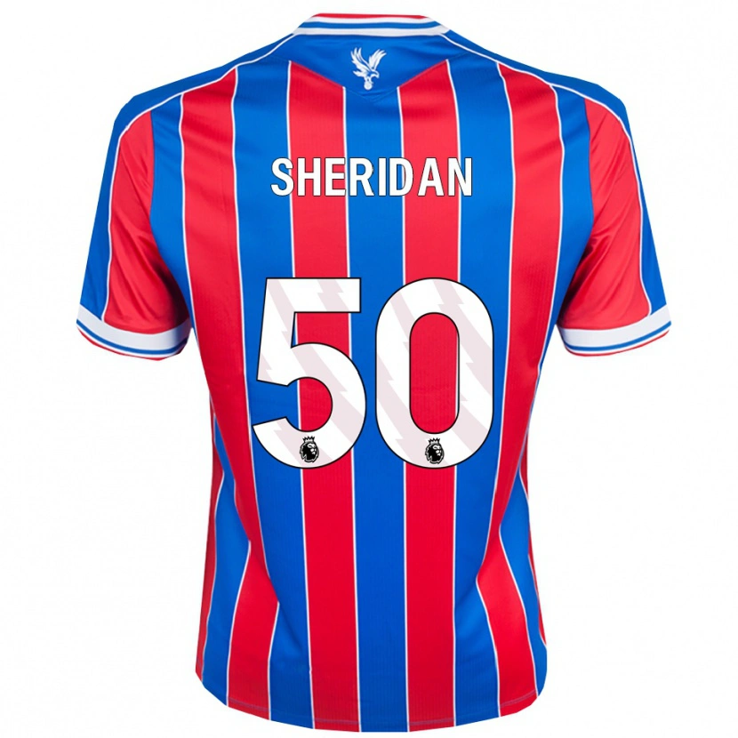 Danxen Damen Joe Sheridan #50 Blau Rot Weiß Heimtrikot Trikot 2025/26 T-Shirt Österreich