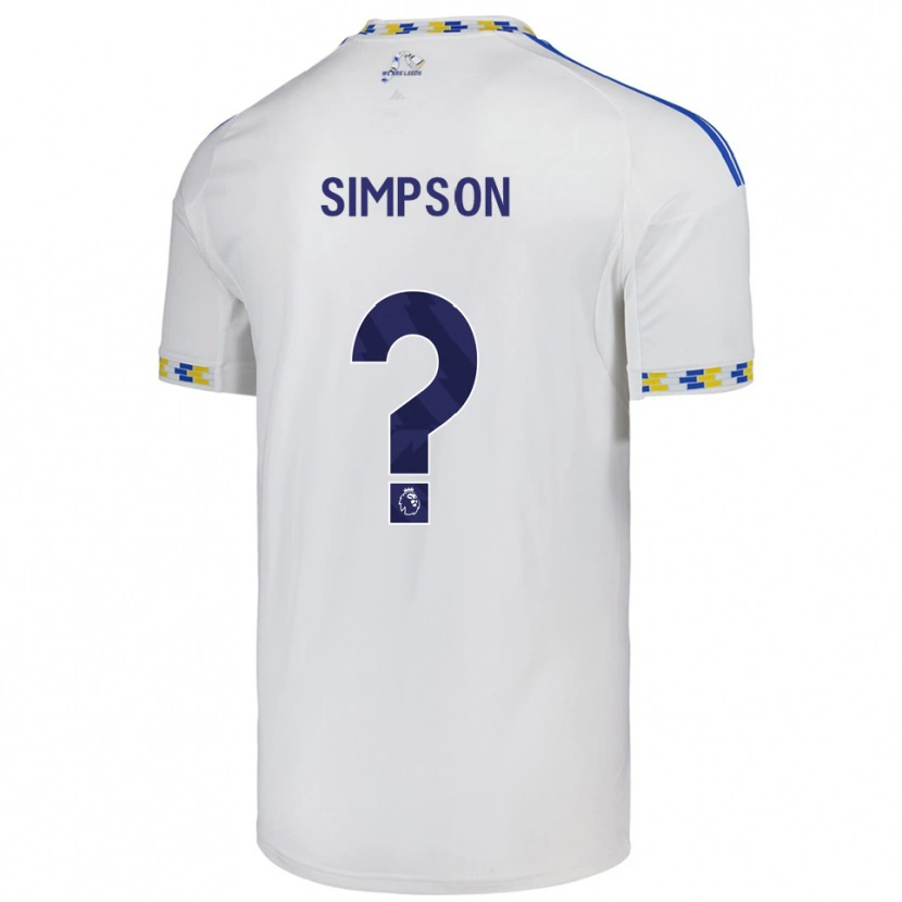 Danxen Damen Carrie Simpson #0 Weiß Blau Heimtrikot Trikot 2025/26 T-Shirt Österreich