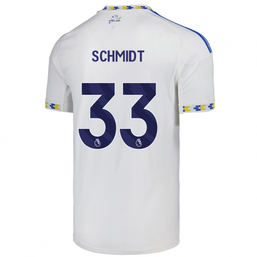 Danxen Damen Isaac Schmidt #33 Weiß Blau Heimtrikot Trikot 2025/26 T-Shirt Österreich