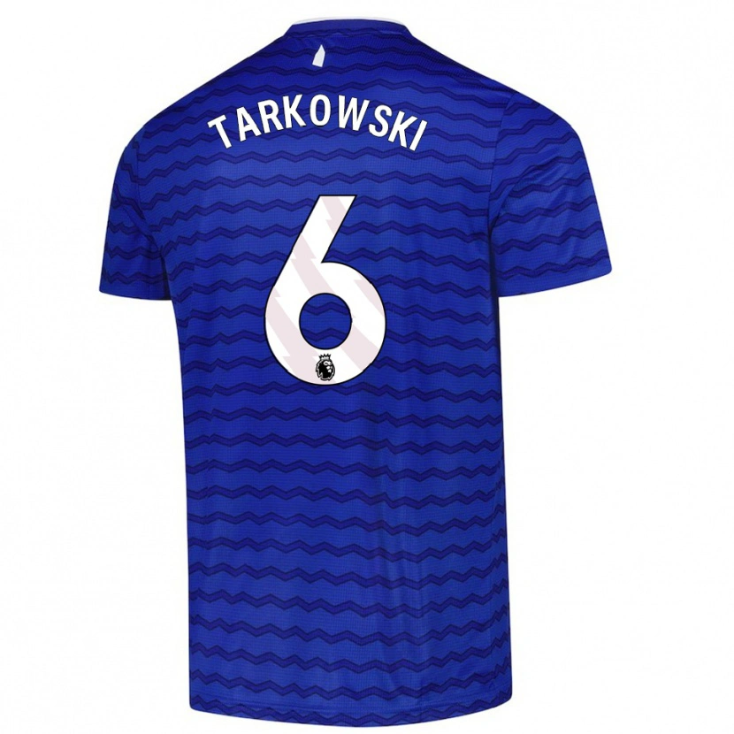 Danxen Damen James Tarkowski #6 Blau Marineblau Heimtrikot Trikot 2025/26 T-Shirt Österreich