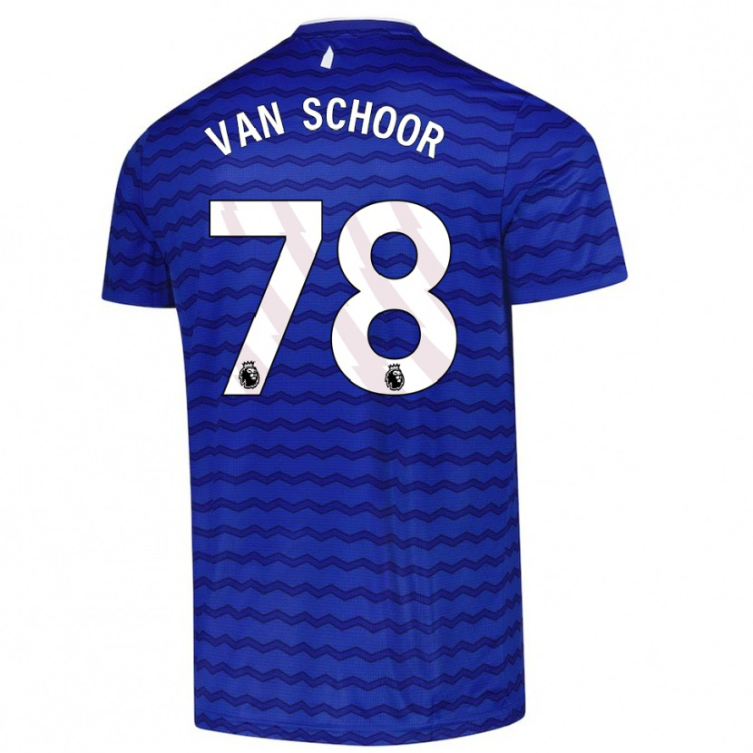 Danxen Damen Joshua Van Schoor #78 Blau Marineblau Heimtrikot Trikot 2025/26 T-Shirt Österreich
