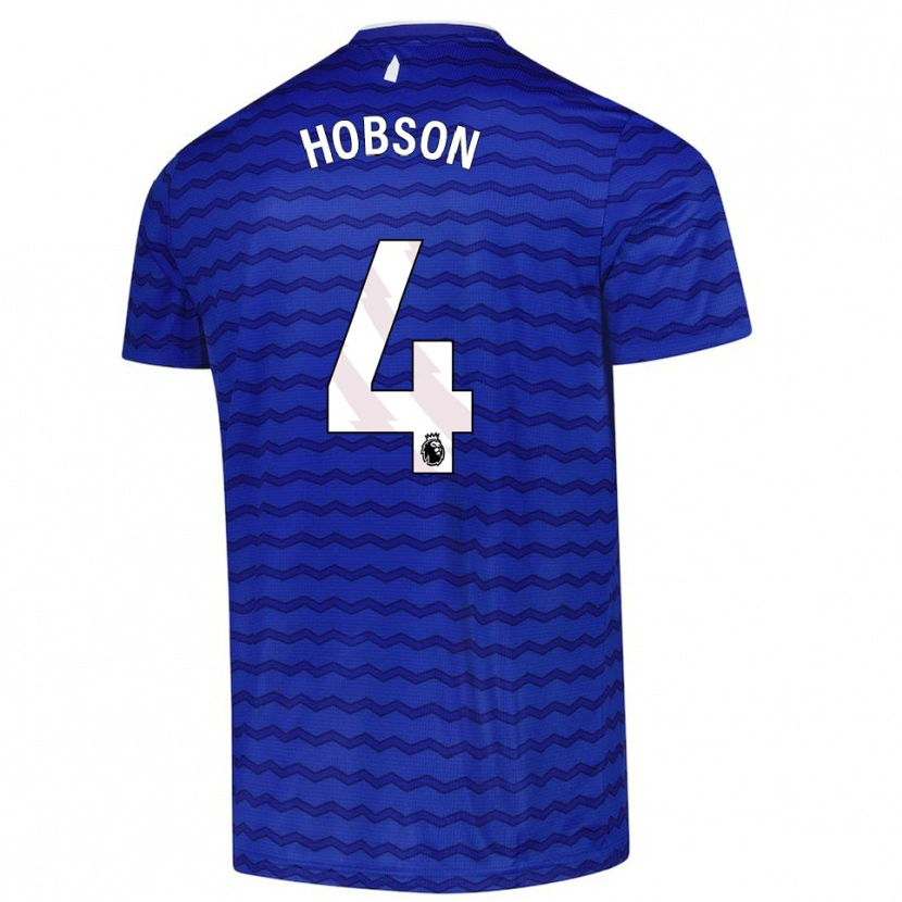 Danxen Damen Issy Hobson #4 Blau Marineblau Heimtrikot Trikot 2025/26 T-Shirt Österreich