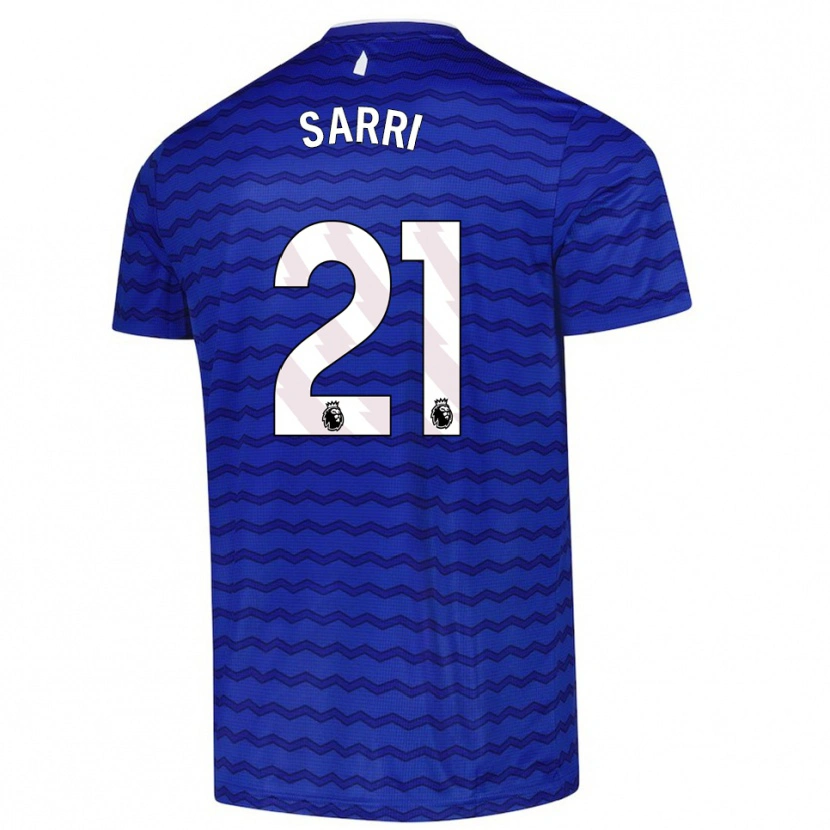 Danxen Damen Veatriki Sarri #21 Blau Marineblau Heimtrikot Trikot 2025/26 T-Shirt Österreich