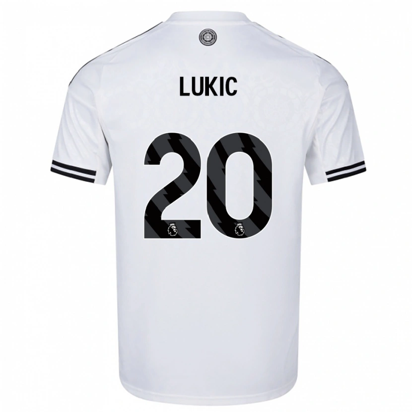 Danxen Damen Saša Lukić #20 Weiß Schwarz Heimtrikot Trikot 2025/26 T-Shirt Österreich