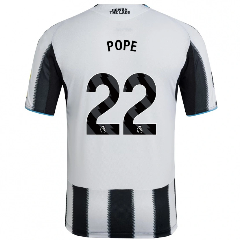 Danxen Damen Nick Pope #22 Schwarz Weiß Heimtrikot Trikot 2025/26 T-Shirt Österreich