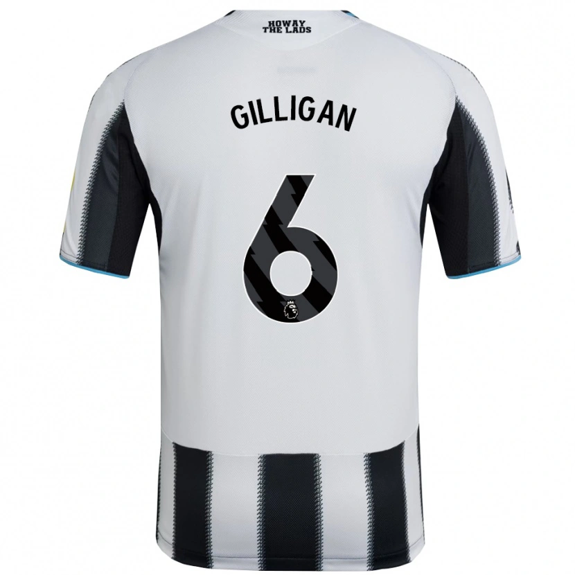 Danxen Damen Luke Gilligan #6 Schwarz Weiß Heimtrikot Trikot 2025/26 T-Shirt Österreich