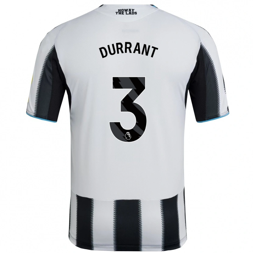 Danxen Damen Jake Durrant #3 Schwarz Weiß Heimtrikot Trikot 2025/26 T-Shirt Österreich