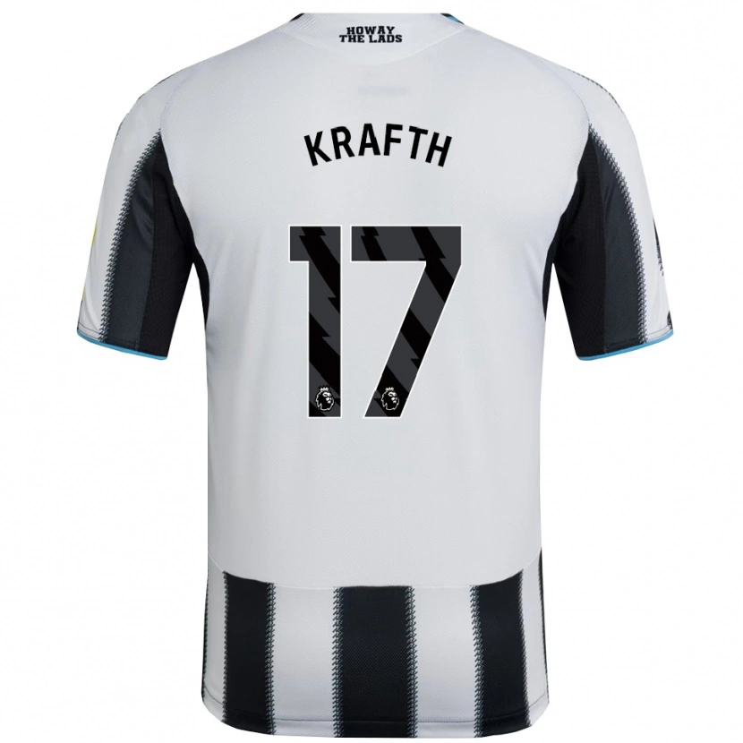 Danxen Damen Emil Krafth #17 Schwarz Weiß Heimtrikot Trikot 2025/26 T-Shirt Österreich