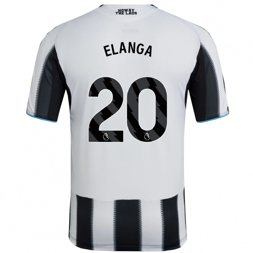 Danxen Damen Anthony Elanga #20 Schwarz Weiß Heimtrikot Trikot 2025/26 T-Shirt Österreich