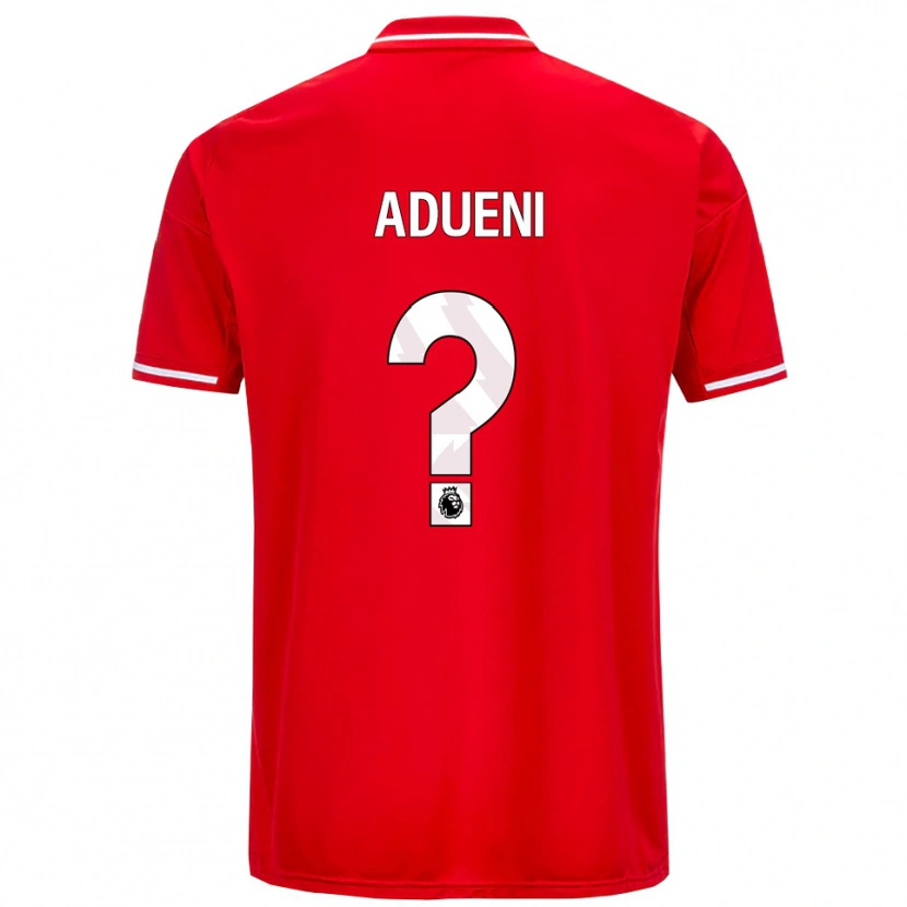 Danxen Damen Kevin Adueni #0 Rot Weiß Heimtrikot Trikot 2025/26 T-Shirt Österreich