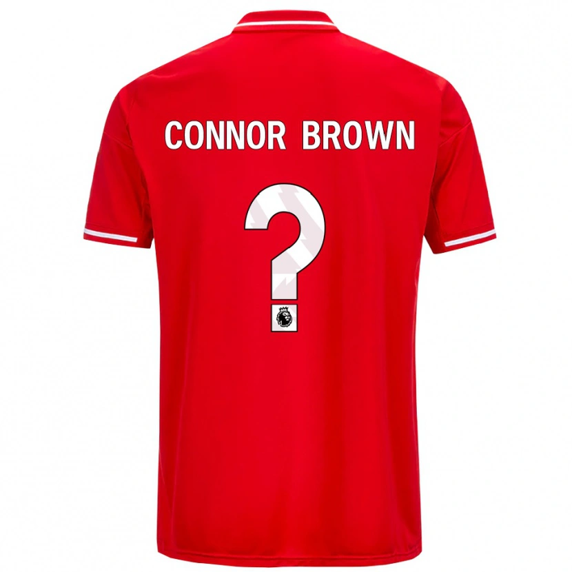 Danxen Damen Connor Brown #0 Rot Weiß Heimtrikot Trikot 2025/26 T-Shirt Österreich