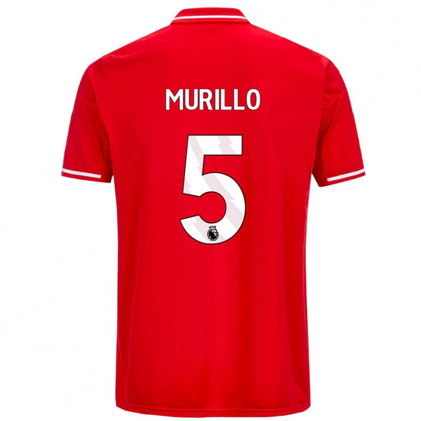 Danxen Damen Murillo #5 Rot Weiß Heimtrikot Trikot 2025/26 T-Shirt Österreich