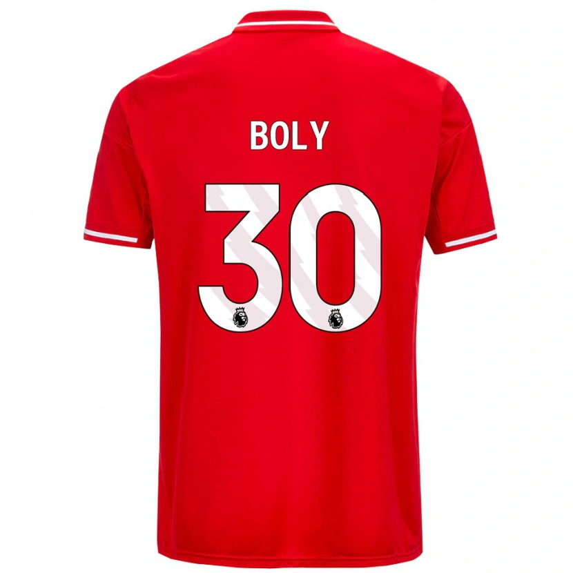 Danxen Damen Willy Boly #30 Rot Weiß Heimtrikot Trikot 2025/26 T-Shirt Österreich