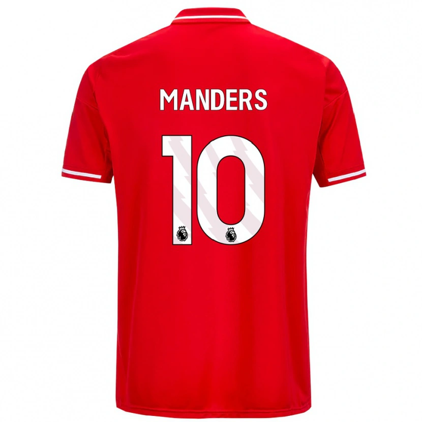 Danxen Damen Holly Manders #10 Rot Weiß Heimtrikot Trikot 2025/26 T-Shirt Österreich