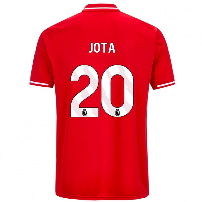 Danxen Damen Jota Silva #20 Rot Weiß Heimtrikot Trikot 2025/26 T-Shirt Österreich
