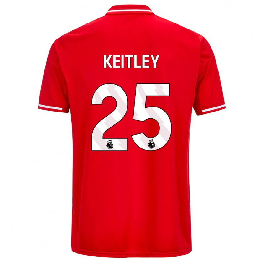 Danxen Damen Alice Keitley #25 Rot Weiß Heimtrikot Trikot 2025/26 T-Shirt Österreich