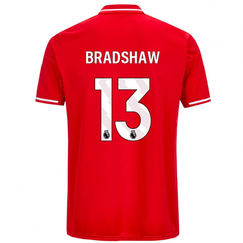 Danxen Damen Kanye Bradshaw #13 Rot Weiß Heimtrikot Trikot 2025/26 T-Shirt Österreich