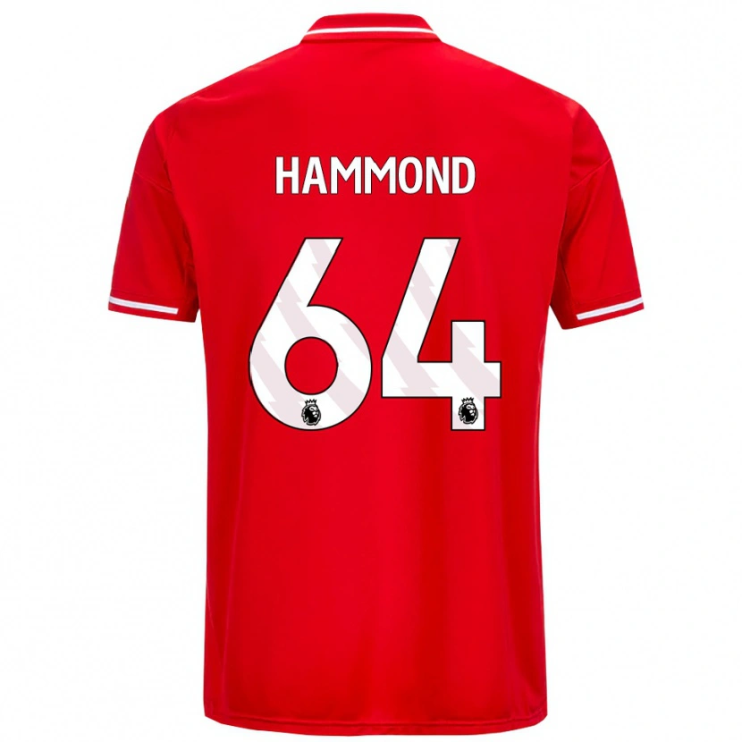 Danxen Damen Ben Hammond #64 Rot Weiß Heimtrikot Trikot 2025/26 T-Shirt Österreich