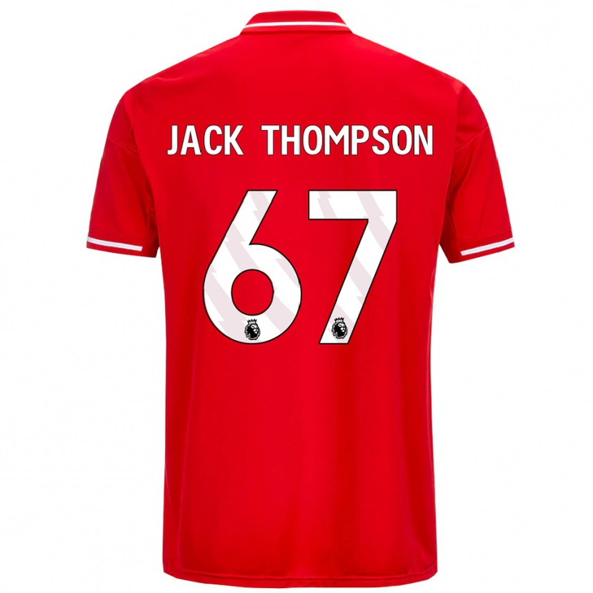 Danxen Damen Jack Thompson #67 Rot Weiß Heimtrikot Trikot 2025/26 T-Shirt Österreich