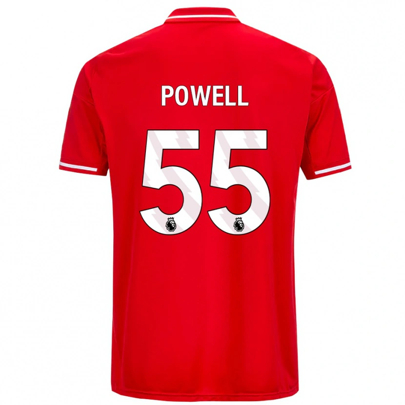 Danxen Damen Josh Powell #55 Rot Weiß Heimtrikot Trikot 2025/26 T-Shirt Österreich