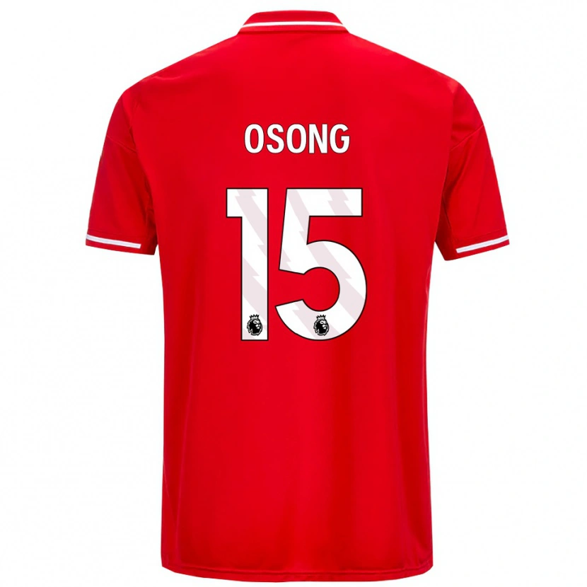 Danxen Damen Detlef Esapa Osong #15 Rot Weiß Heimtrikot Trikot 2025/26 T-Shirt Österreich