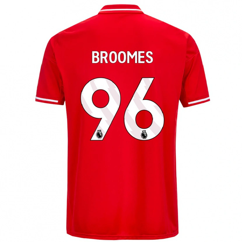 Danxen Damen Ethan Broomes #96 Rot Weiß Heimtrikot Trikot 2025/26 T-Shirt Österreich