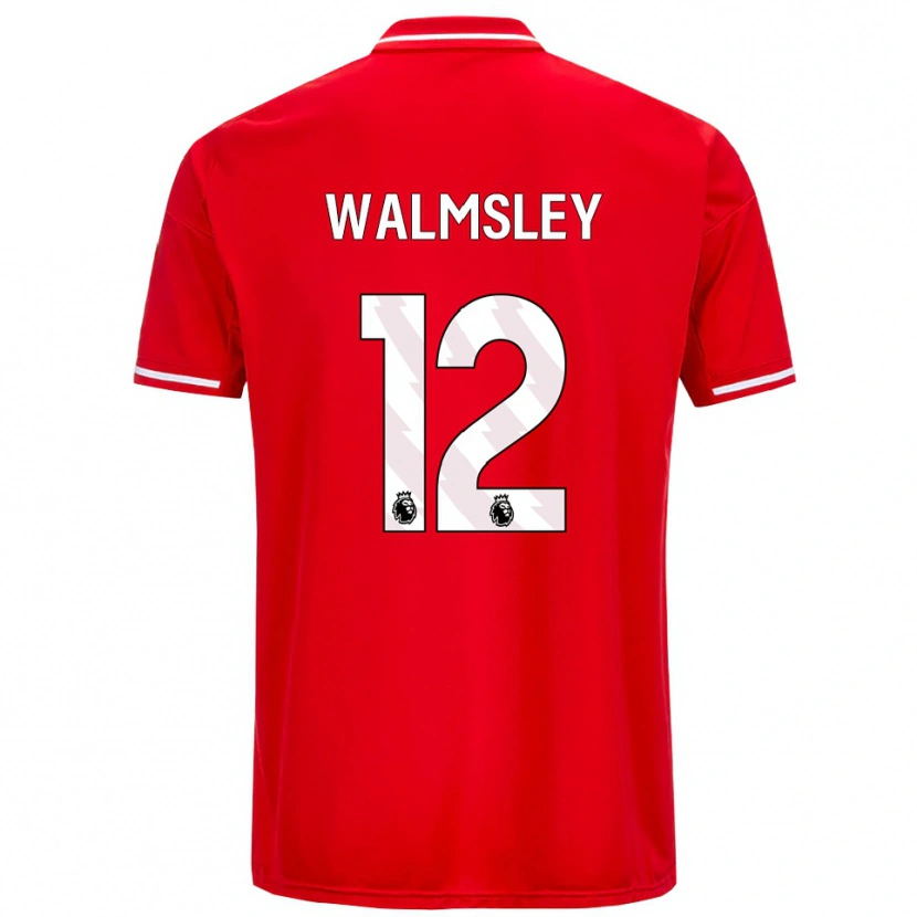 Danxen Damen Joseph Walmsley #12 Rot Weiß Heimtrikot Trikot 2025/26 T-Shirt Österreich