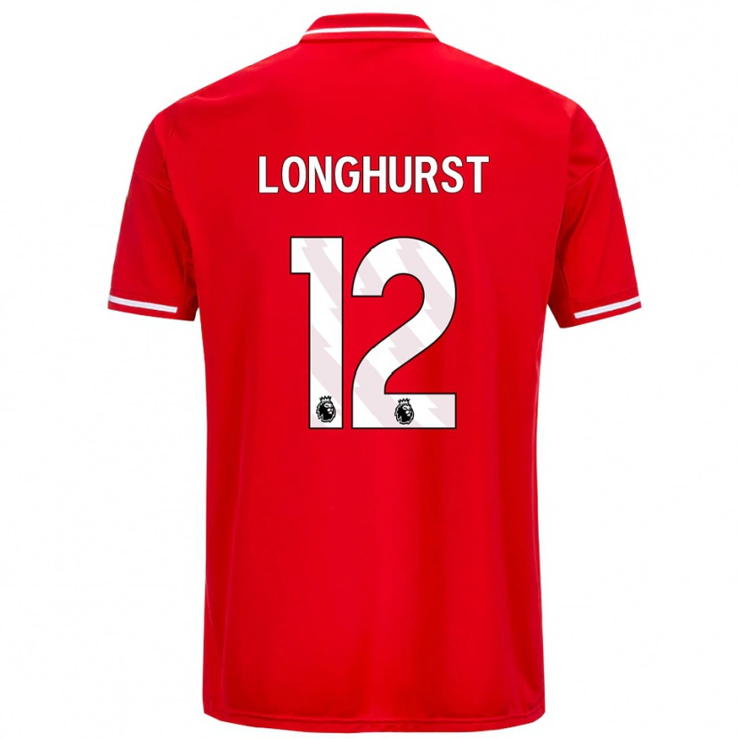 Danxen Damen Kate Longhurst #12 Rot Weiß Heimtrikot Trikot 2025/26 T-Shirt Österreich