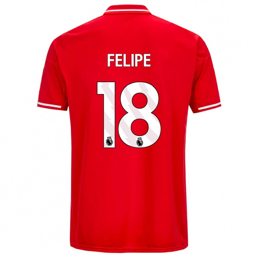 Danxen Damen Felipe #18 Rot Weiß Heimtrikot Trikot 2025/26 T-Shirt Österreich