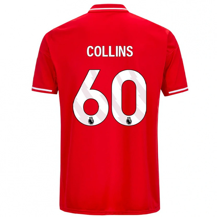 Danxen Damen Sam Collins #60 Rot Weiß Heimtrikot Trikot 2025/26 T-Shirt Österreich