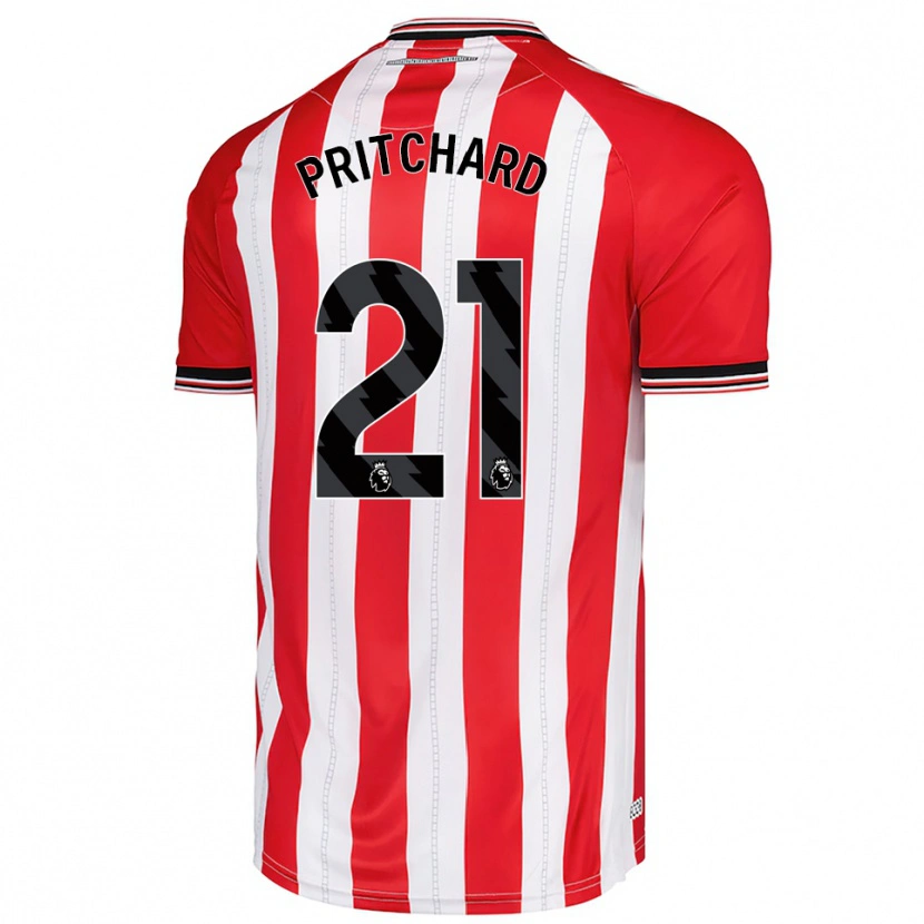 Danxen Damen Alex Pritchard #21 Rot Weiß Heimtrikot Trikot 2025/26 T-Shirt Österreich