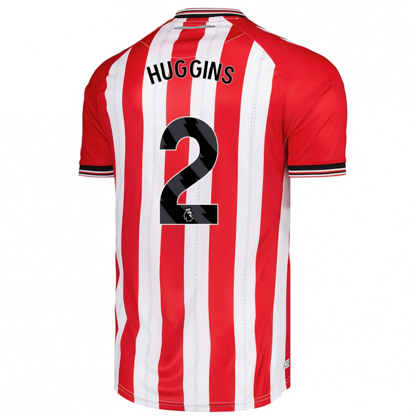 Danxen Damen Niall Huggins #2 Rot Weiß Heimtrikot Trikot 2025/26 T-Shirt Österreich