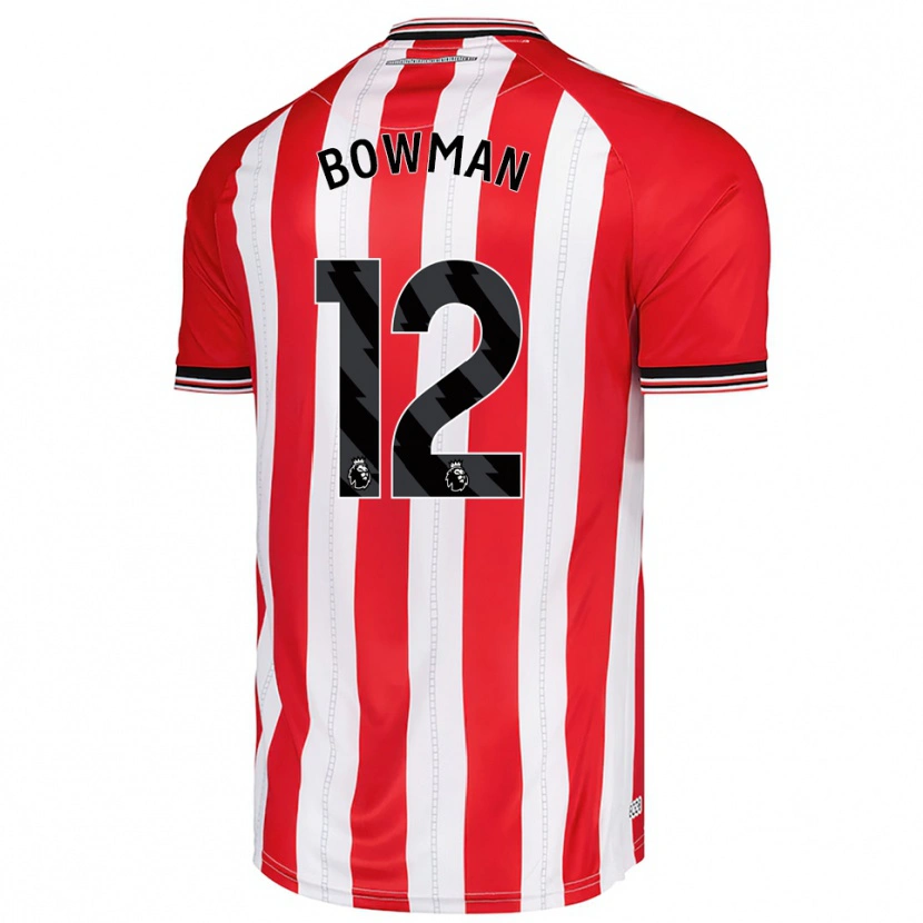 Danxen Damen Arron Bowman #12 Rot Weiß Heimtrikot Trikot 2025/26 T-Shirt Österreich
