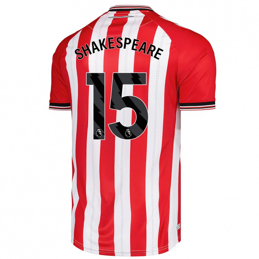 Danxen Damen Caleb Shakespeare #15 Rot Weiß Heimtrikot Trikot 2025/26 T-Shirt Österreich