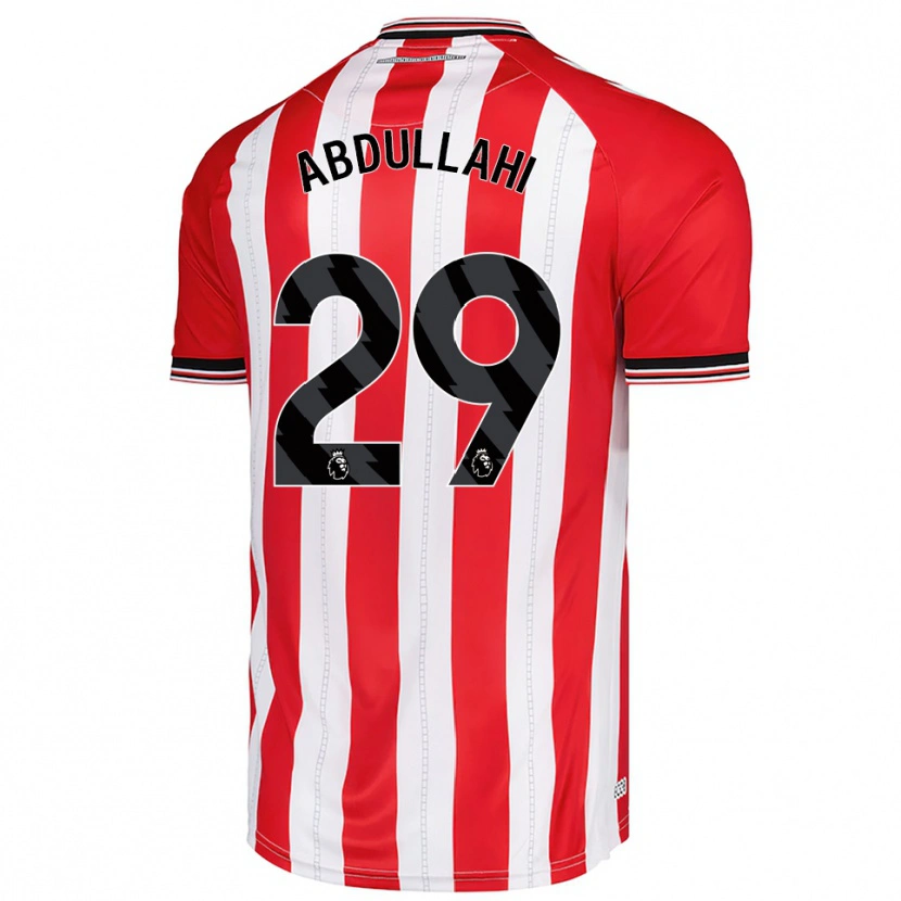 Danxen Damen Ahmed Abdullahi #29 Rot Weiß Heimtrikot Trikot 2025/26 T-Shirt Österreich
