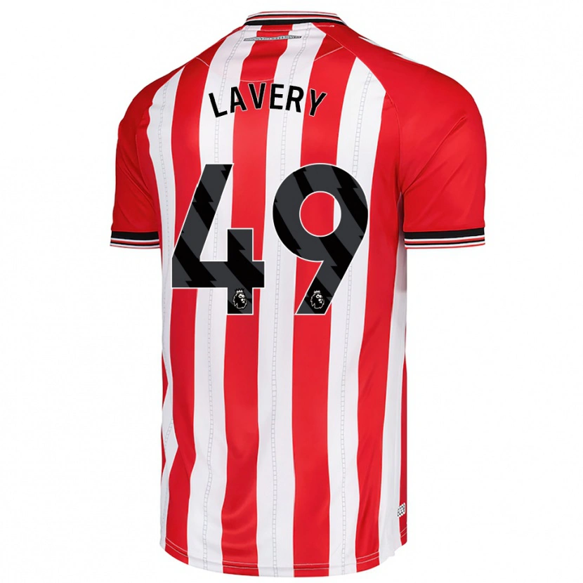 Danxen Damen Tom Lavery #49 Rot Weiß Heimtrikot Trikot 2025/26 T-Shirt Österreich
