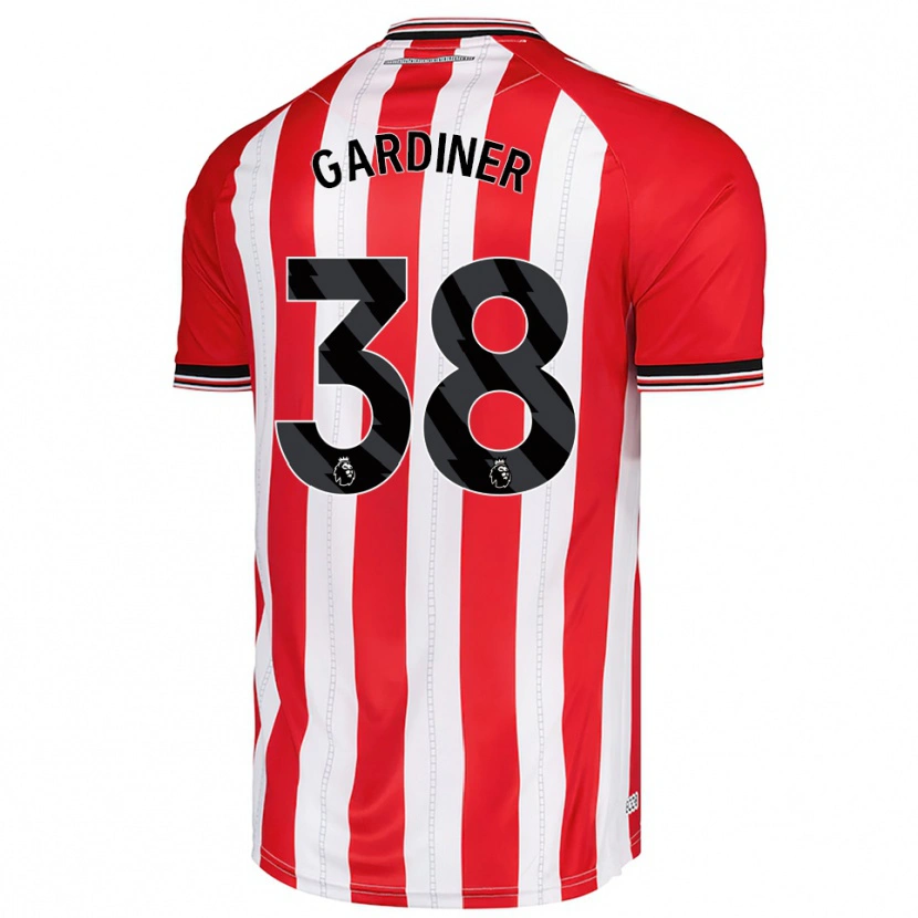 Danxen Damen Harry Gardiner #38 Rot Weiß Heimtrikot Trikot 2025/26 T-Shirt Österreich