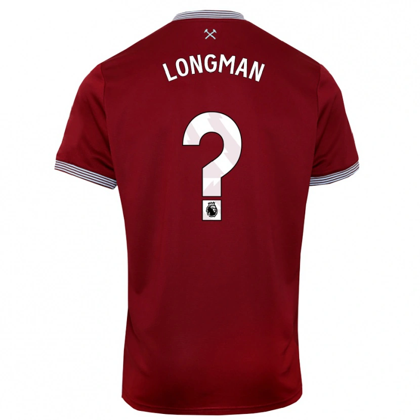 Danxen Damen Jude Longman #0 Burgunderrot Weiß Heimtrikot Trikot 2025/26 T-Shirt Österreich