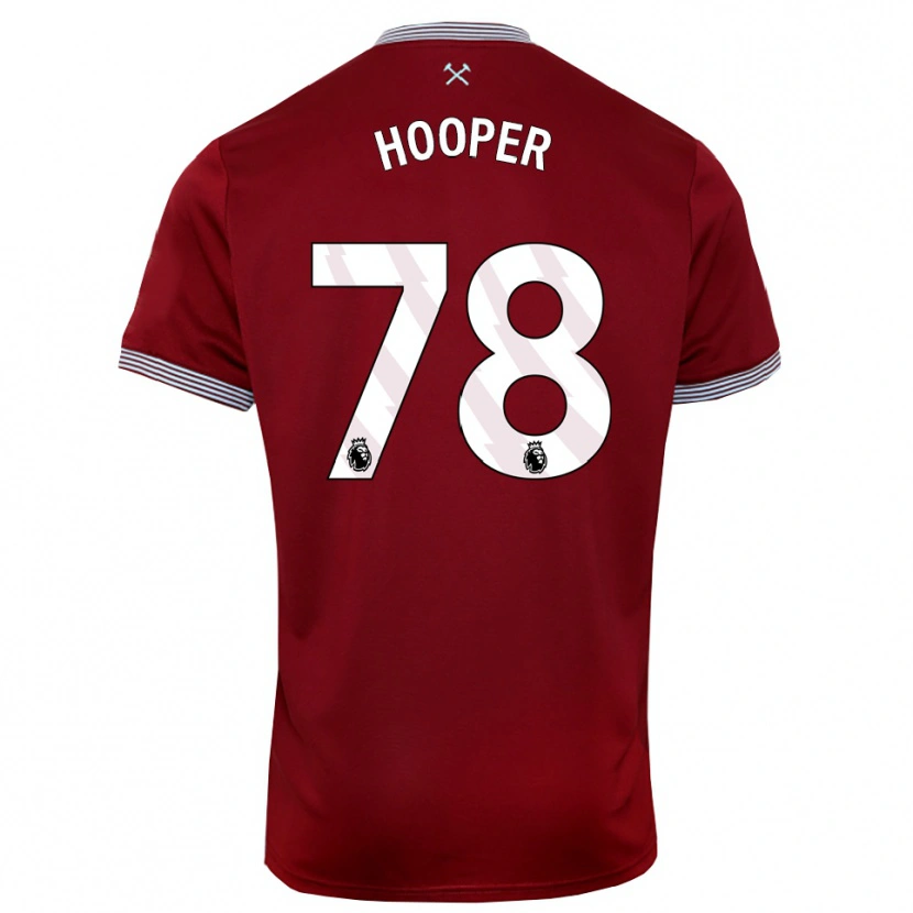 Danxen Damen Finley Hooper #78 Burgunderrot Weiß Heimtrikot Trikot 2025/26 T-Shirt Österreich