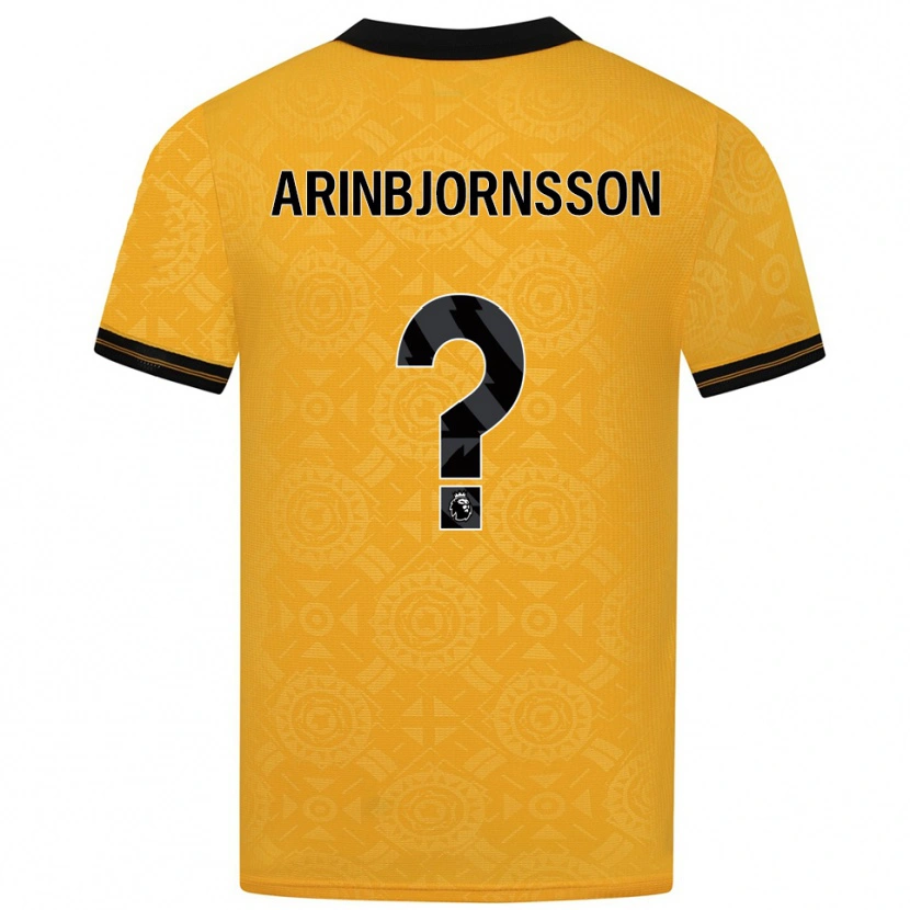 Danxen Damen Palmi Arinbjornsson #0 Gelb Schwarz Heimtrikot Trikot 2025/26 T-Shirt Österreich