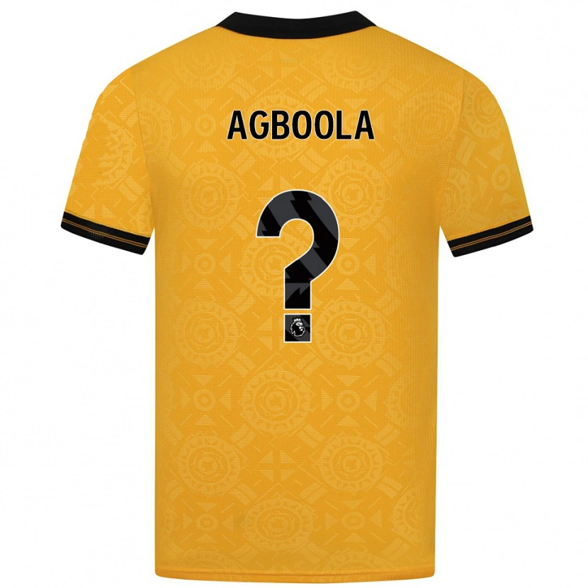 Danxen Damen Michael Agboola #0 Gelb Schwarz Heimtrikot Trikot 2025/26 T-Shirt Österreich