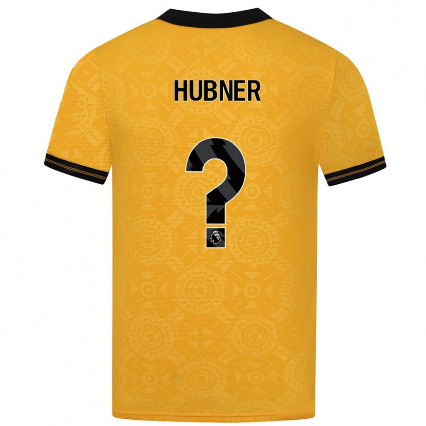 Danxen Damen Justin Hubner #0 Gelb Schwarz Heimtrikot Trikot 2025/26 T-Shirt Österreich