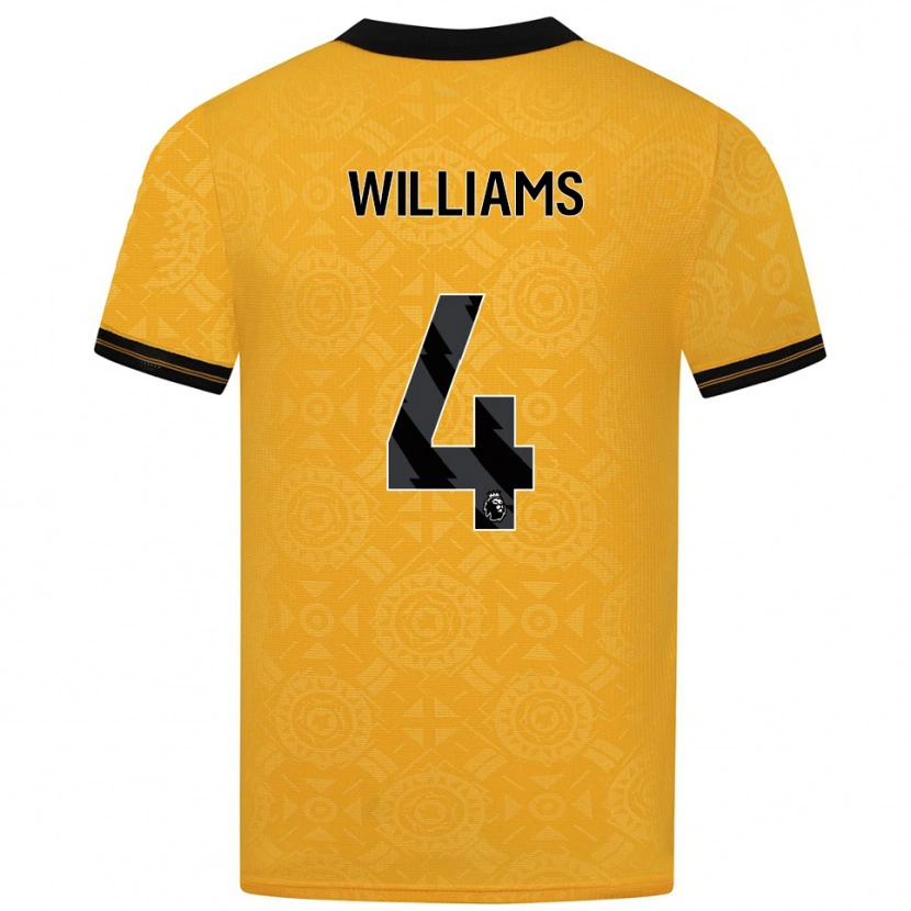 Danxen Damen Ashton Williams #4 Gelb Schwarz Heimtrikot Trikot 2025/26 T-Shirt Österreich