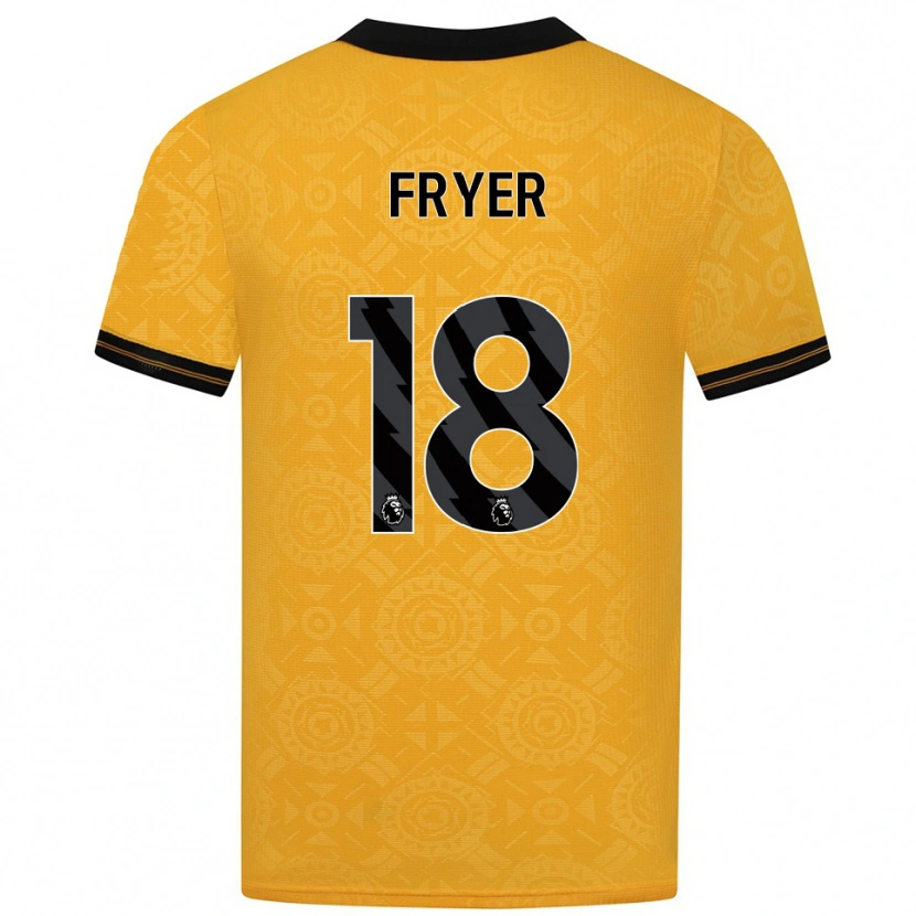 Danxen Damen Hannah Fryer #18 Gelb Schwarz Heimtrikot Trikot 2025/26 T-Shirt Österreich