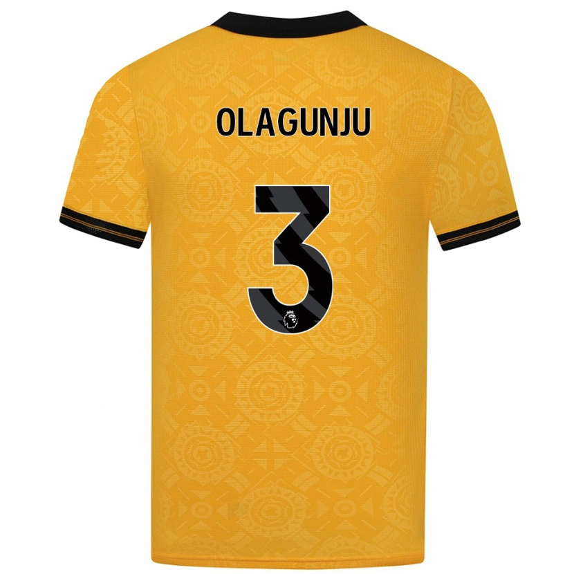 Danxen Damen Saheed Olagunju #3 Gelb Schwarz Heimtrikot Trikot 2025/26 T-Shirt Österreich